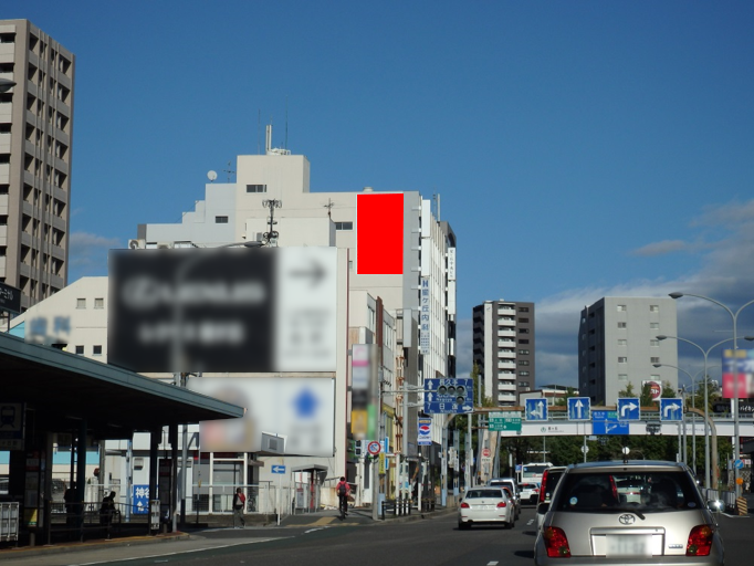 千種区 井上町 東山通り 星ヶ丘駅付近 壁面大型サイン 0067 野立看板 Com